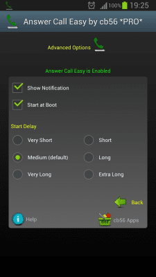 Screenshot of the application Answer Call Home button Easy - #3