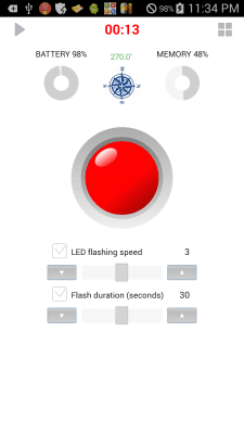 Screenshot of the application LED flashlight from SmartWho - #2
