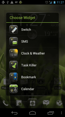 Screenshot of the application EZ Calendar Widget - #4