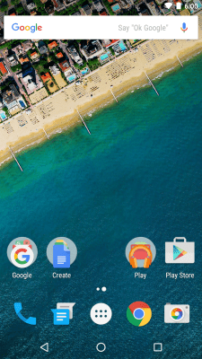 Screenshot of the application Google Start - #1