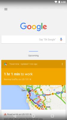 Screenshot of the application Google Start - #2