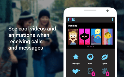 Screenshot of the application Pops: Fun Video Notifications - #1