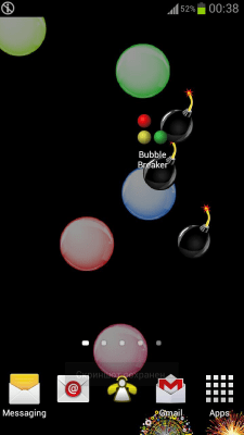 Screenshot of the application Funny Bubbles Wallpaper - #3