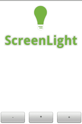 Screenshot of the application ScreenLight Flashlight/Strobe - #1