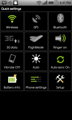 Screenshot of the application Battery Power Widget - #2