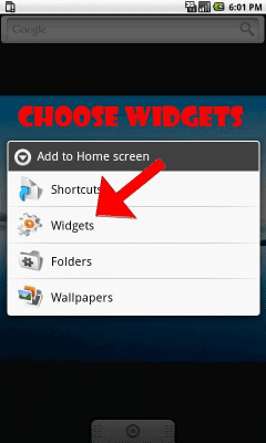 Screenshot of the application Cool Battery Widget - #2