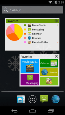 Screenshot of the application Favorite Folder - #3