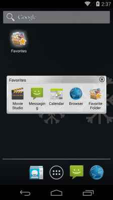 Screenshot of the application Favorite Folder - #4