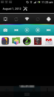 Screenshot of the application 1Tap Quick Bar -Quick Settings - #1