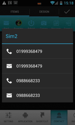 Screenshot of the application 1Tap Quick Bar -Quick Settings - #3