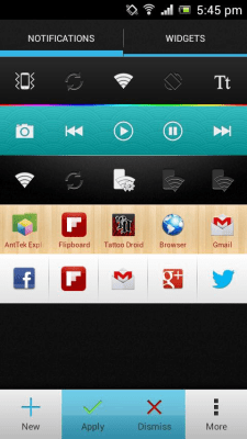 Screenshot of the application 1Tap Quick Bar -Quick Settings - #4