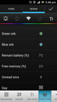 Screenshot of the application 1Tap Quick Bar -Quick Settings - #7