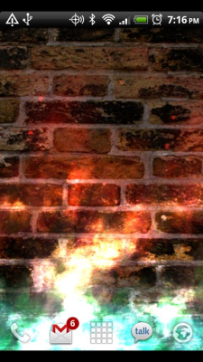 Screenshot of the application KF Flames Free Live Wallpaper - #3