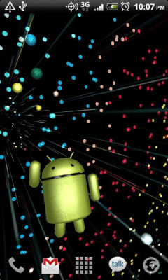 Screenshot of the application Google I/O 2011 Live Wallpaper - #1