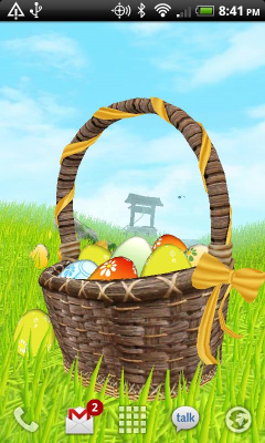 Screenshot of the application Easter Meadows Free Wallpaper - #1