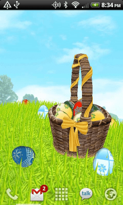 Screenshot of the application Easter Meadows Free Wallpaper - #2