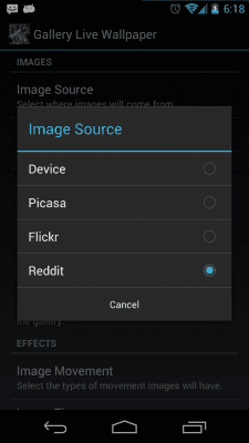 Screenshot of the application Gallery Free Live Wallpaper - #4