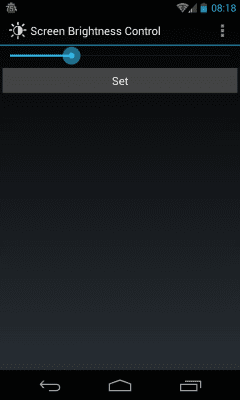 Screenshot of the application screen brightness control free - #3