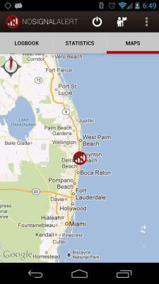 Screenshot of the application No Signal Alert - #3