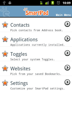 Screenshot of the application SmartPad Lite - #1