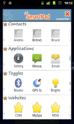 Screenshot of the application SmartPad Lite - #2