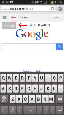 Screenshot of the application Input Switcher Free - #2