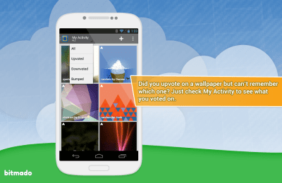 Screenshot of the application bitmado - #7