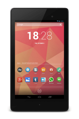 Screenshot of the application Holo Label Widget - #5