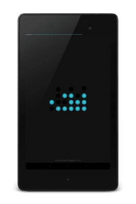 Screenshot of the application Binary Clock Daydream Lite - #3