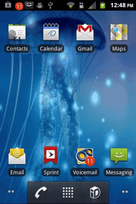 Screenshot of the application JellyFish Live Wallpaper - #1