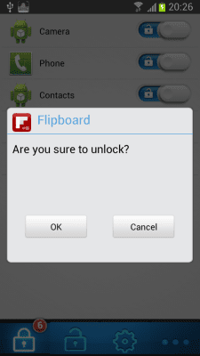 Screenshot of the application Super application lock - #8