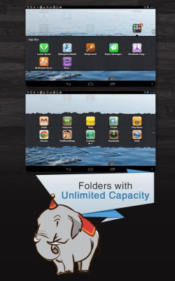 Screenshot of the application Espier Launcher HD - #3