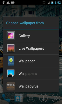 Screenshot of the application Wallpapyrus - #1