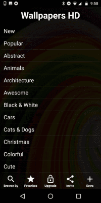 Screenshot of the application Wallpapers HD - #4