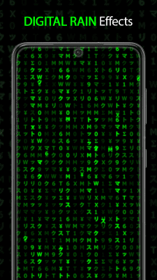 Screenshot of the application Matrix live wallpaper - #8