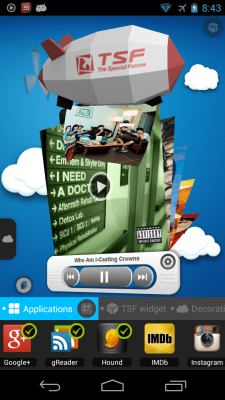 Screenshot of the application TSF Launcher 3D Shell - #7