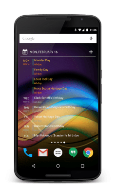 Screenshot of the application Chronus - #6