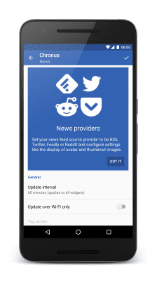 Screenshot of the application Chronus - #13