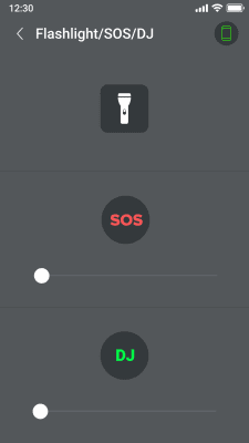 Screenshot of the application Flash On Call - Flash 3 - #7