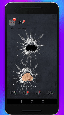 Screenshot of the application Broken Screen Prank 2 - #4