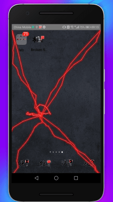 Screenshot of the application Broken Screen Prank 2 - #6