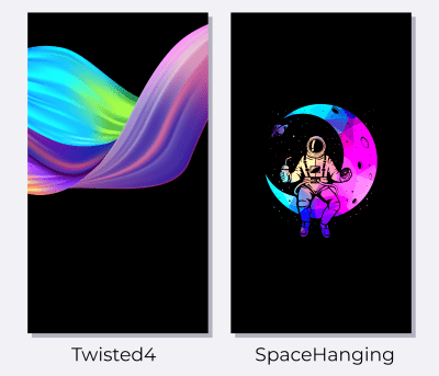 Screenshot of the application AmoledWalls - #3