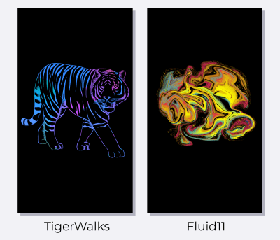 Screenshot of the application AmoledWalls - #6