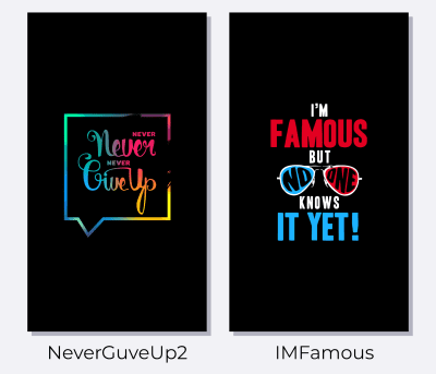 Screenshot of the application AmoledWalls - #7