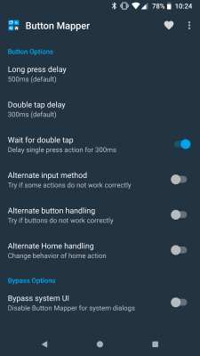 Screenshot of the application Button Mapper: Remap your keys - #6