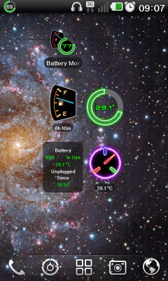 Screenshot of the application Battery Monitor Widget - #2