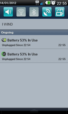 Screenshot of the application Battery Monitor Widget - #6