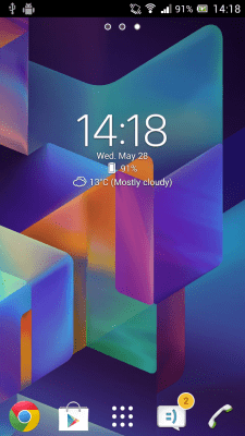 Screenshot of the application Digital Clock Widget Xperia - #1