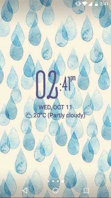 Screenshot of the application Digital Clock Widget Xperia - #10