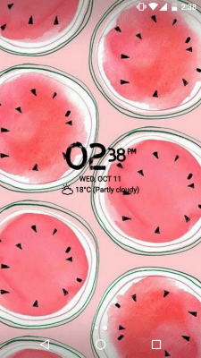 Screenshot of the application Digital Clock Widget Xperia - #11